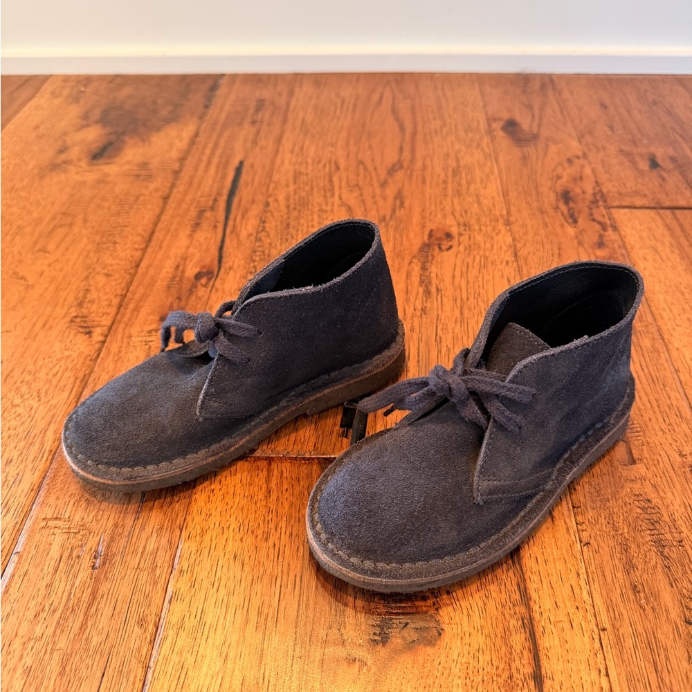 J.Crew Boys Navy Suede Boots